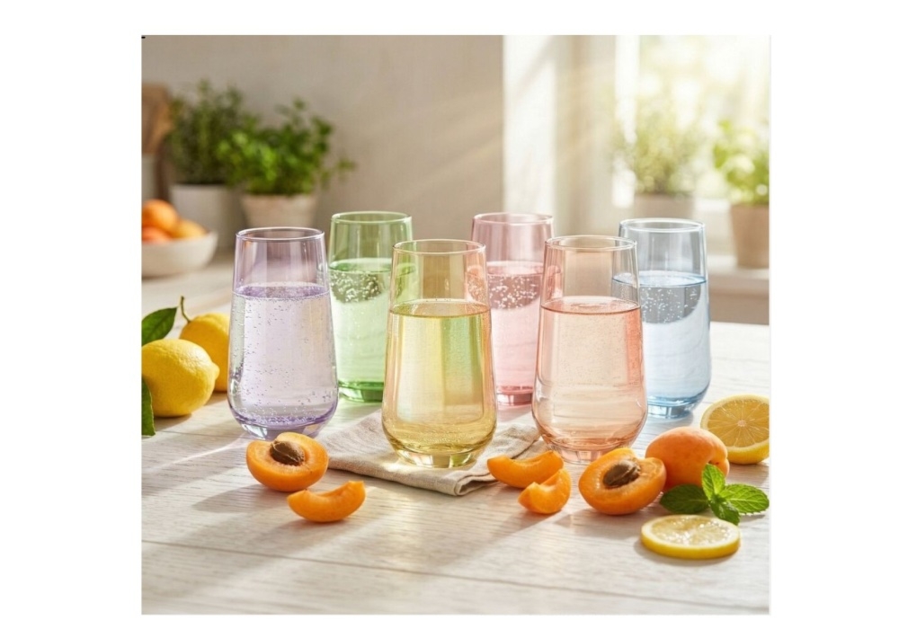 Szklanki wysokie 430 ml / 6 szt. - Joyful Mix (3772927610)