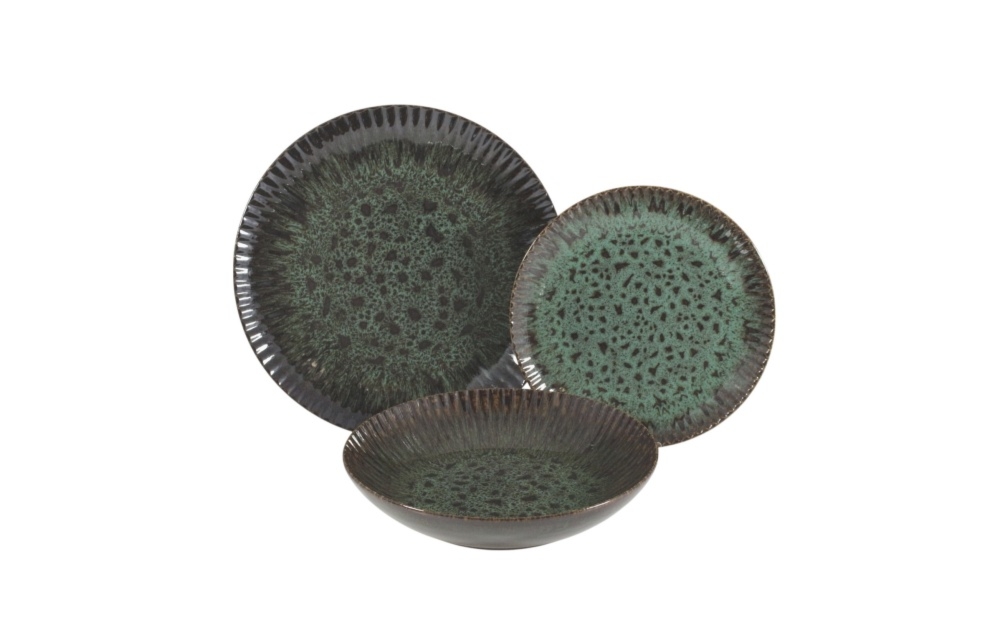 Zestaw talerzy dla 4 os./ 12 części - STONEWARE S010T Jade