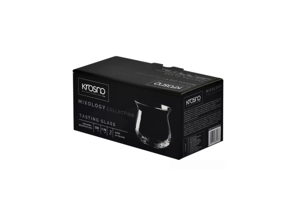Szklanki do degustacji mocnych alkoholi 230 ml / 2 szt. - MIXOLOGY (C454)
