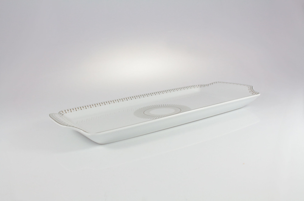 Tacka prostokątna 36 cm - G682 YVONNE Złoty Miraż