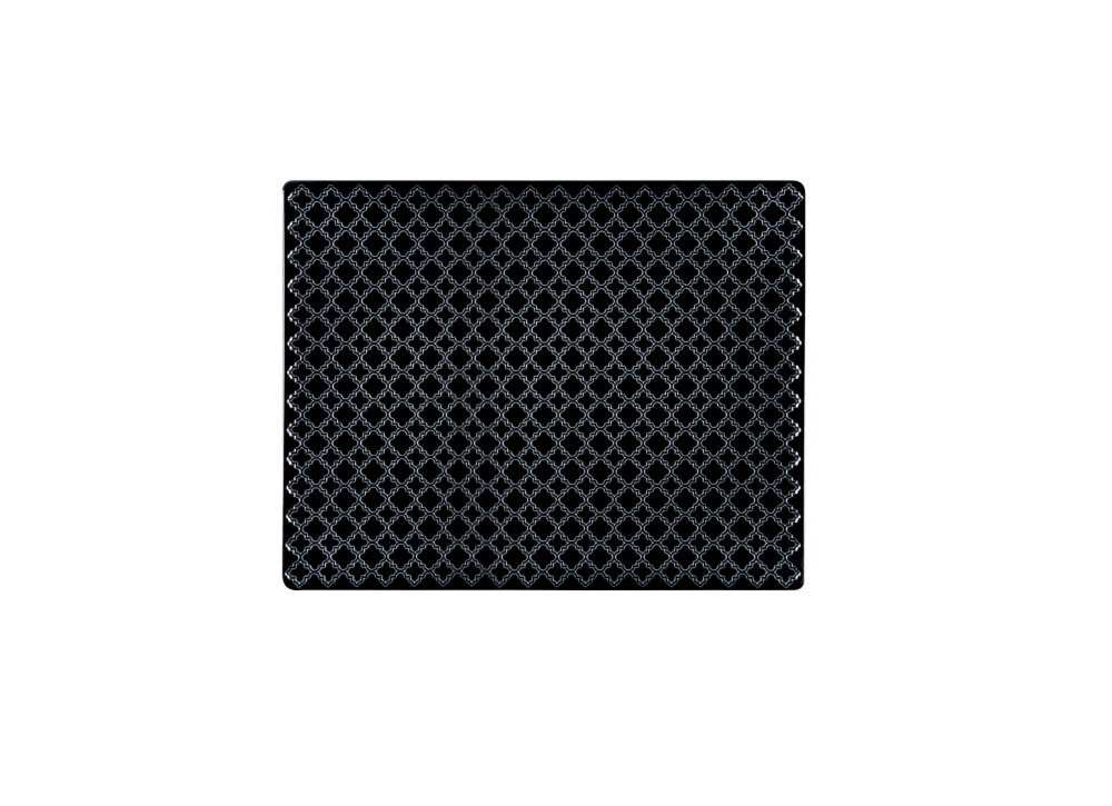 Półmisek prostokątny 24x13 cm - K80E MARRAKESZ (czarny)