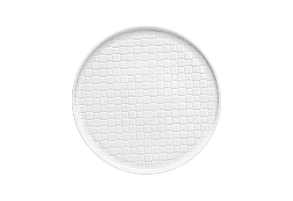 Talerz płytki 26 cm - MARRAKESZ (biały)