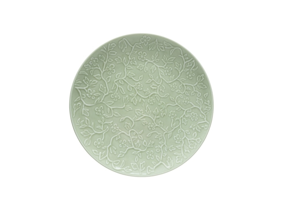 Talerz płytki 27 cm - KD00 HANAMI /limonkowy