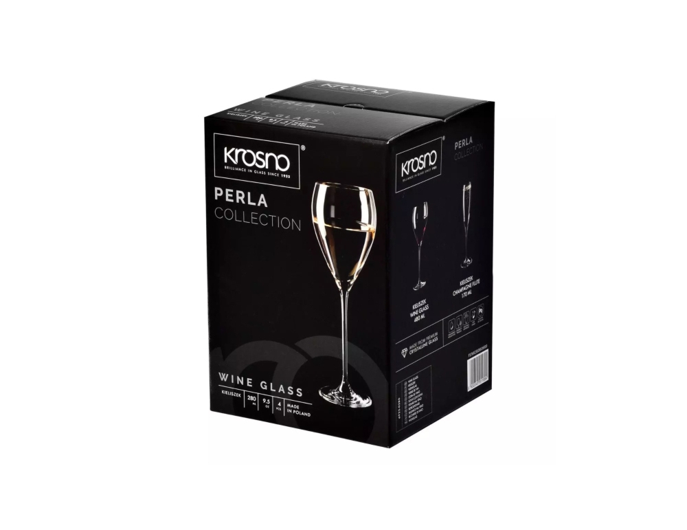 Kieliszki do wina 280 ml / 4 szt. - Perla (6923)