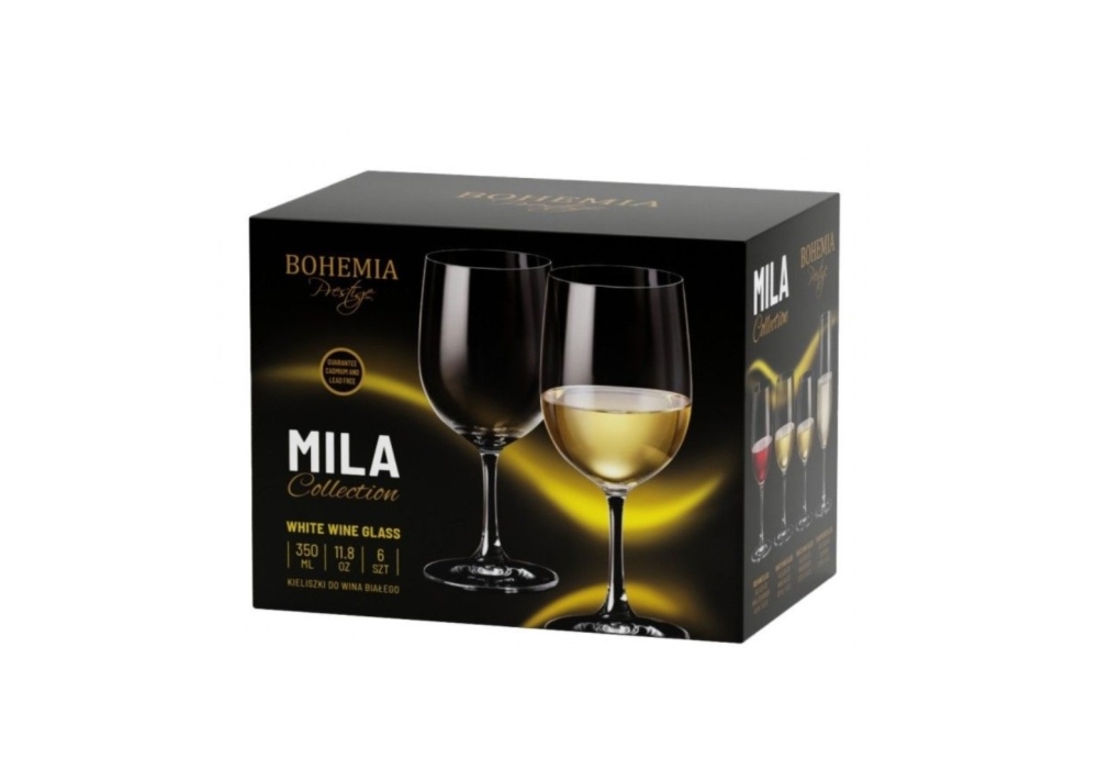 Kieliszki do wina 350 ml / 6 szt. - Mila (963446)