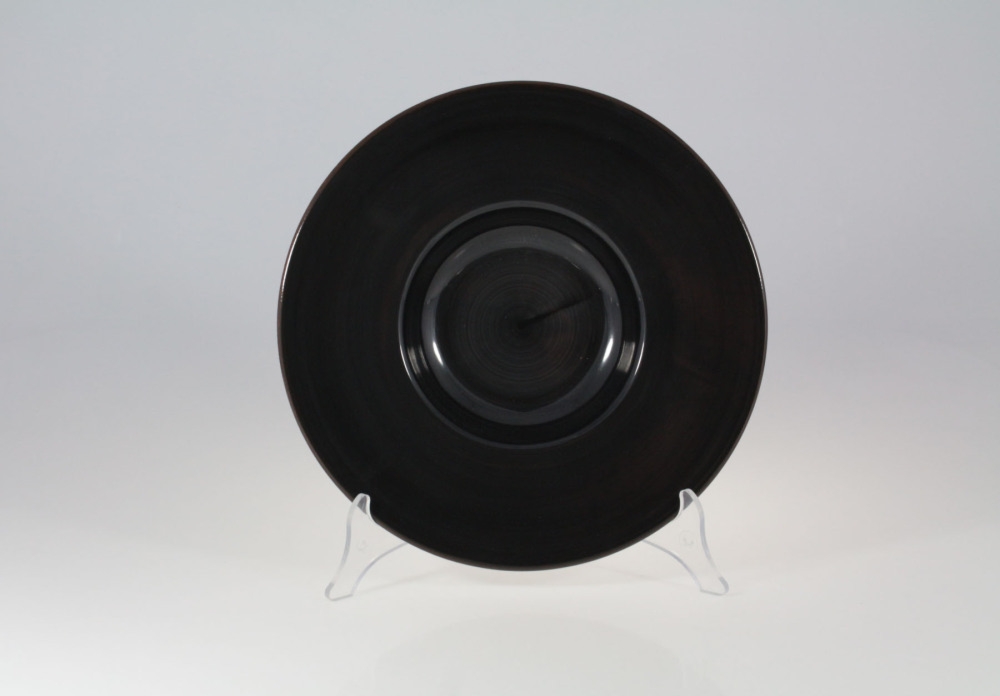 Talerz do deseru 27 cm - 6591Z Wersal (czarny)