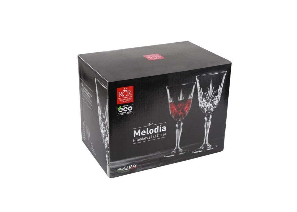Kieliszki do wina czerwonego 280 ml / 6 szt. - Melodia (256520)