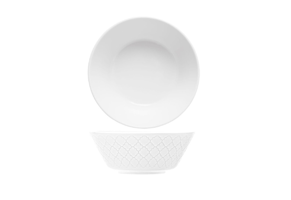 Salaterka 23 cm - MARRAKESZ (bia�y)