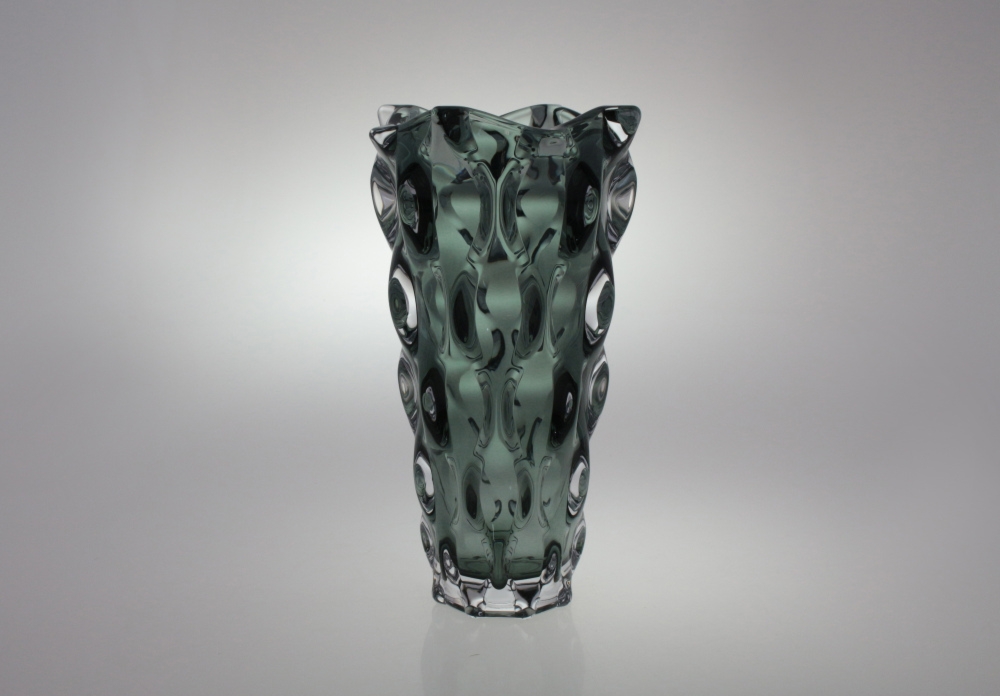 Wazon kryształowy 30,5 cm - SAMBA Grey (591520)