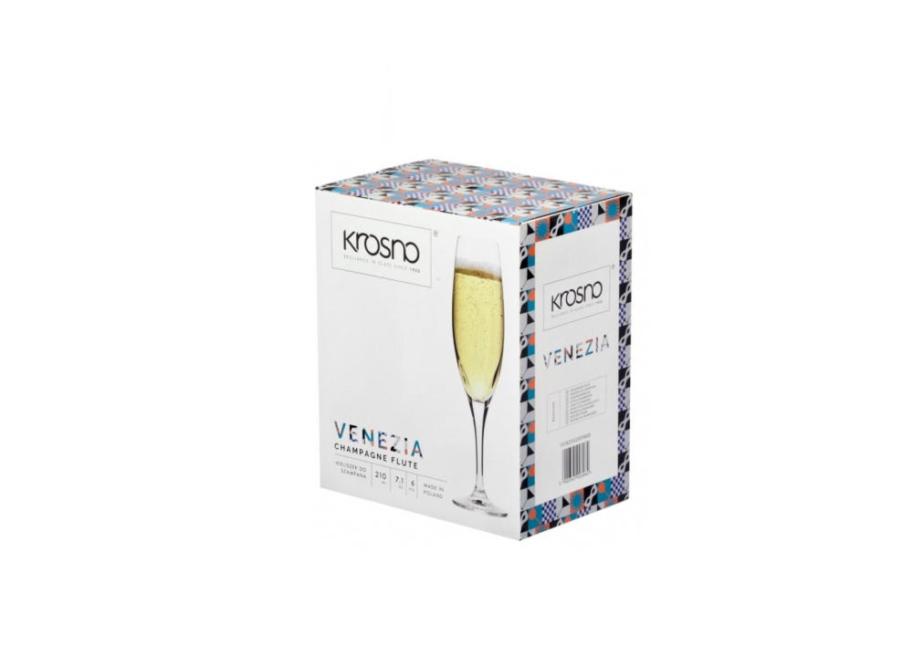 Kieliszki do szampana 210 ml / 6 szt. - Venezia (8235)
