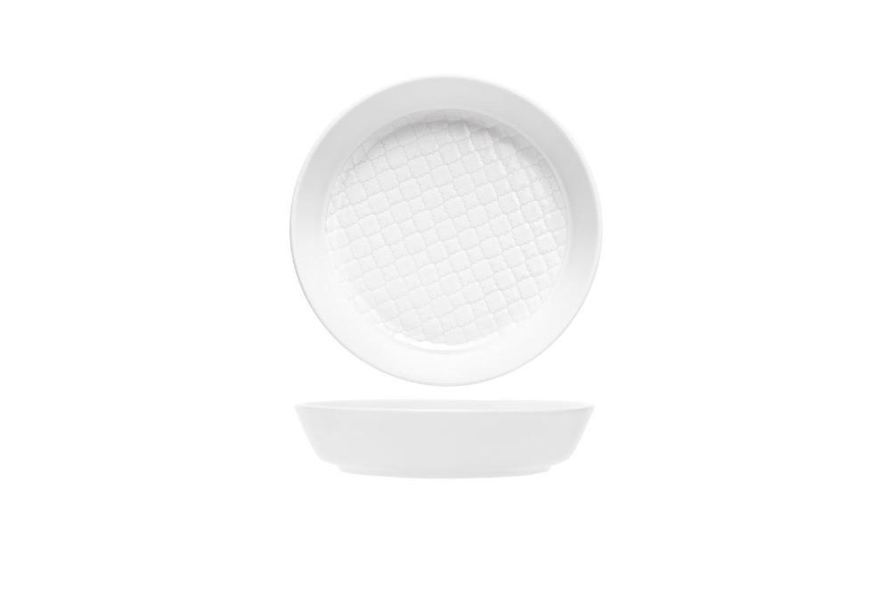 Talerz g��boki 20 cm - MARRAKESZ (bia�y)