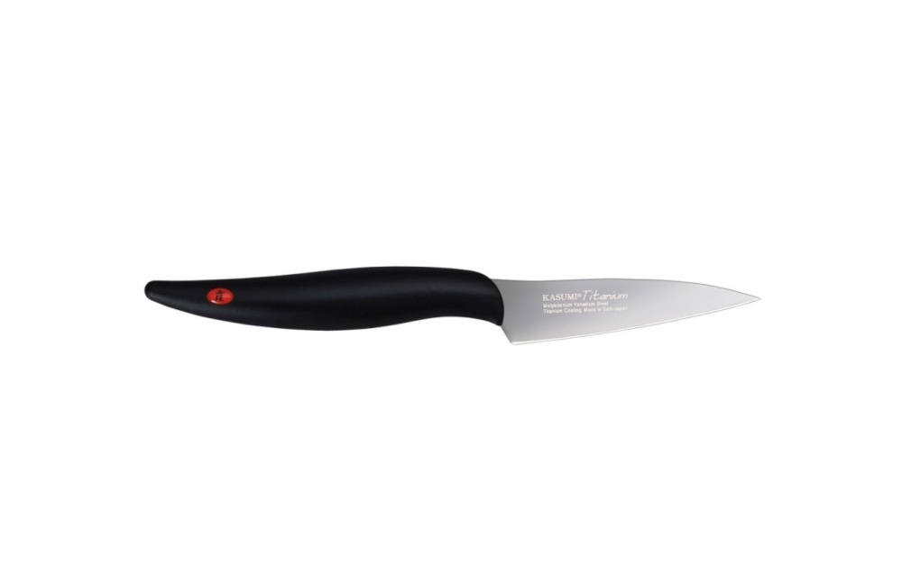 Kasumi Nóż do warzyw kuty Titanium dł. 8 cm, grafit (K-22008)
