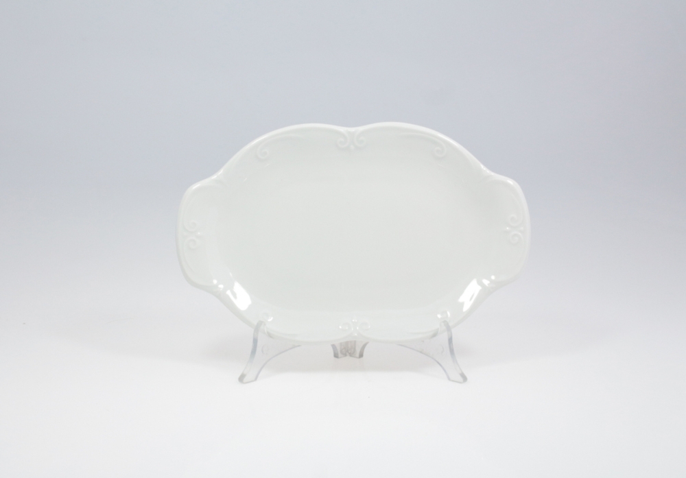 Półmisek owalny 24 cm – C000 KAMELIA Biała