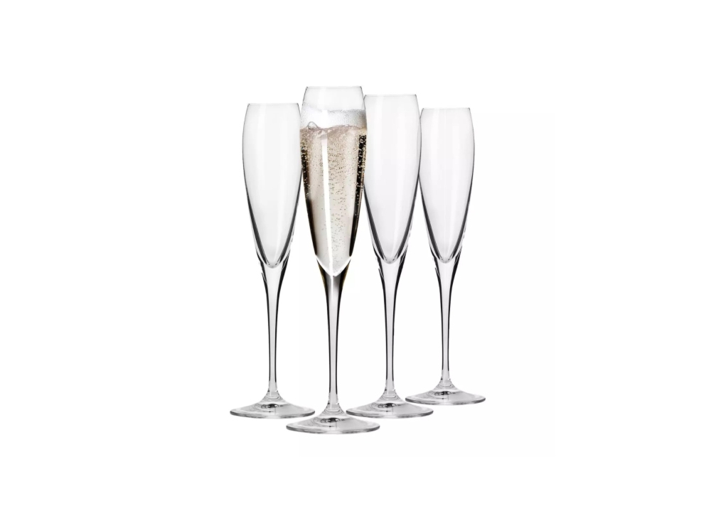 Kieliszki do wina 280 ml / 4 szt. - Perla (6923) + Kieliszki do szampana 170 ml / 4 szt.- Perla (6923)