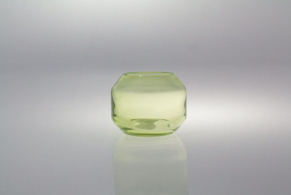 Handmade / �wiecznik 9 cm - LIMONKA (3984)