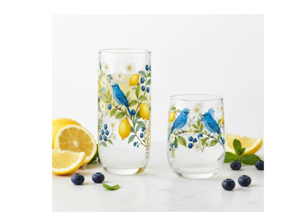 Szklanki niskie 300 ml / 6 szt.- Cytrynowy sad (3772945737)
