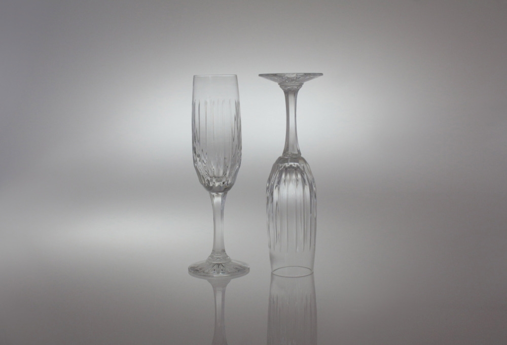 Kieliszki kryształowe do szampana 170 ml - 1584 (Z0615)