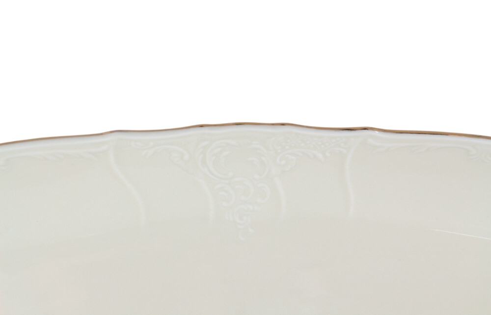 Półmisek na rybę 65 cm - Bernadotte Ivory Gold (159300)