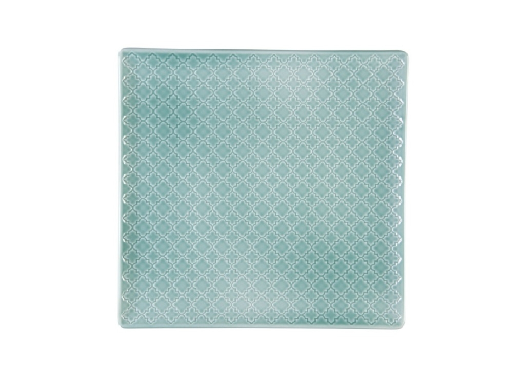 Talerz p�ytki / kwadratowy 30,5 cm - K50E MARRAKESZ (zielony)