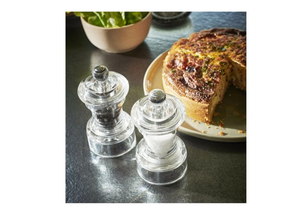 Zestaw 2 młynków BISTRO 10 cm - AKRYL (PG-2-41687)
