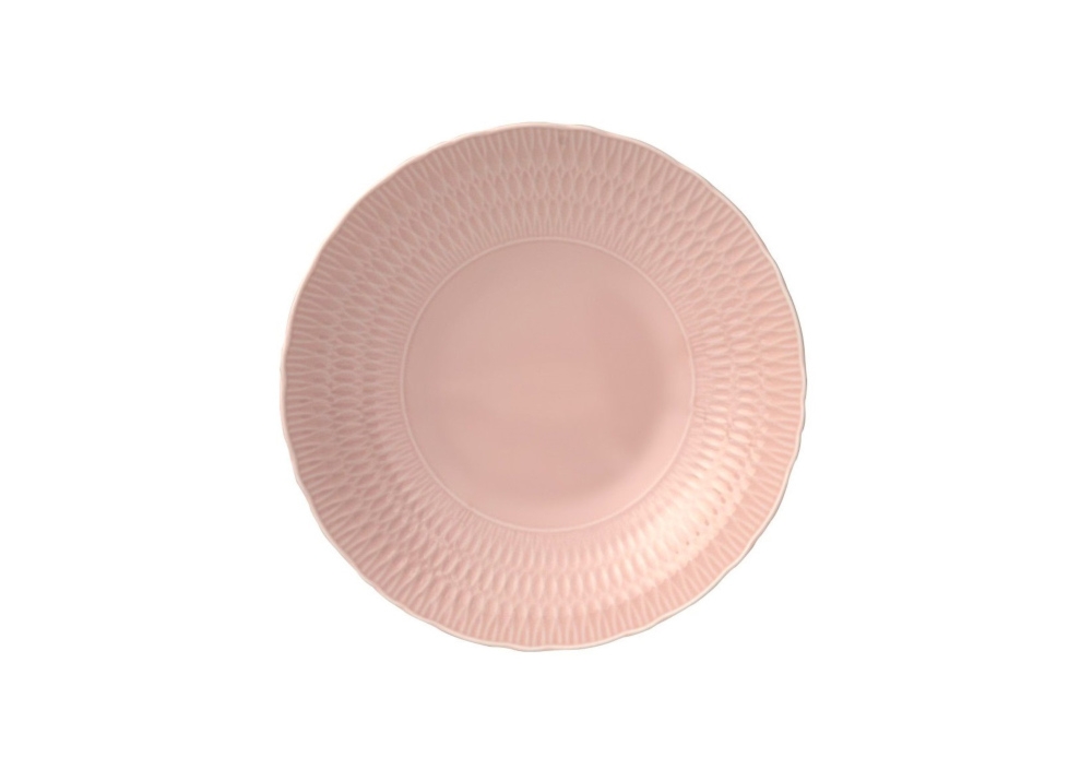Talerz głęboki 22 cm - SOFIA / LB07 Różowa