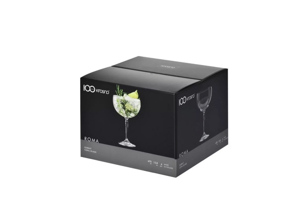 Kieliszki do wody 470 ml / 4 szt. - Roma (C978)