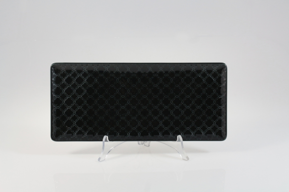 Półmisek prostokątny 29x13 cm - K80E MARRAKESZ (czarny)