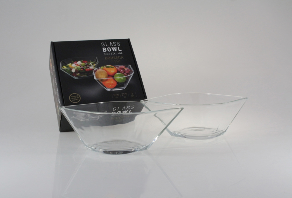 Misy kryształowe 24,5 cm / 2 szt. - PRESTIGE (802503)