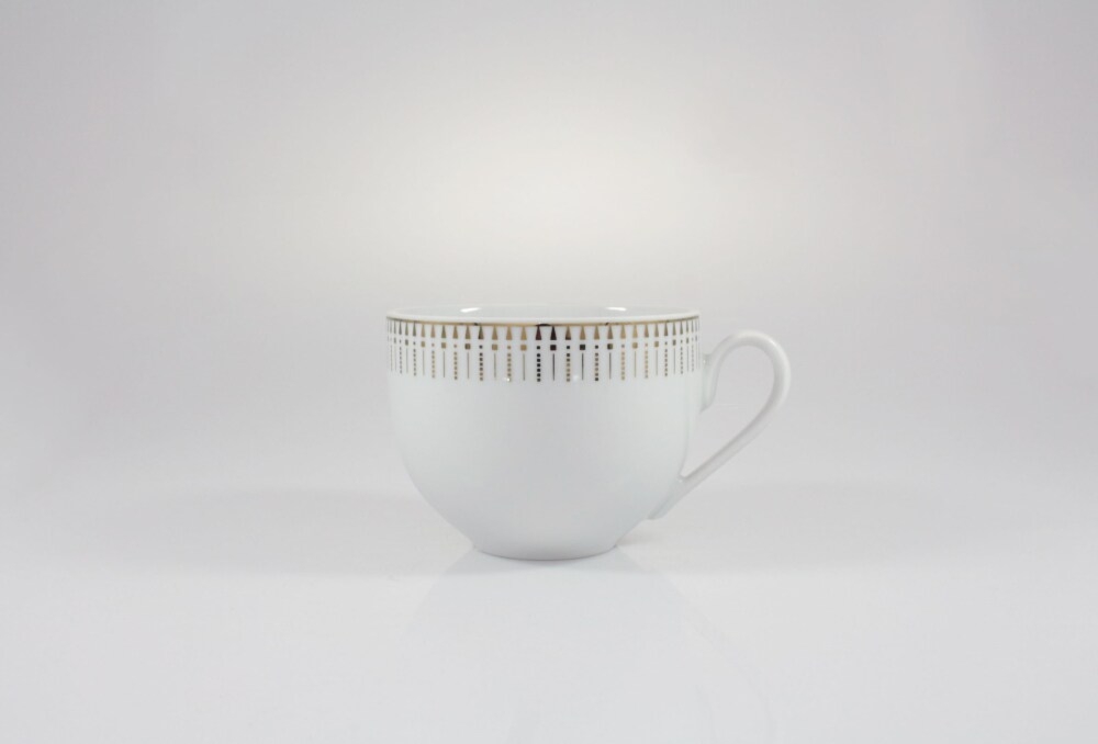 Filiżanka 0,45 l - G682 YVONNE Złoty Miraż + Spodek 15,7 cm - G682 YVONNE Złoty Miraż