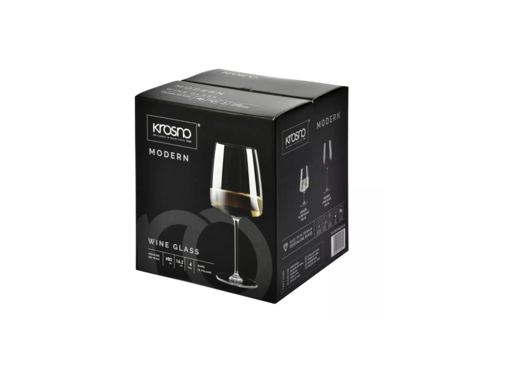 Kieliszki do wina 650 ml / 4 szt. - Modern (C997)