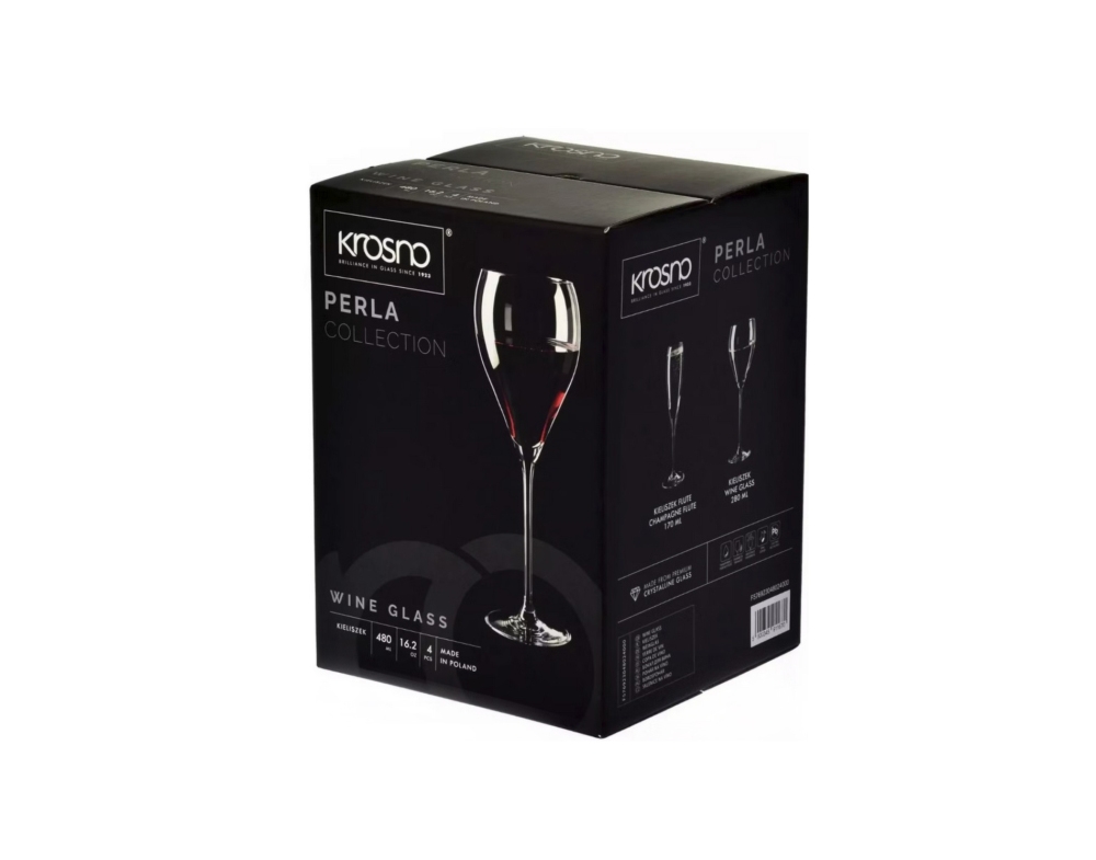 Kieliszki do wina 480 ml / 4 szt. - Perla (6923)