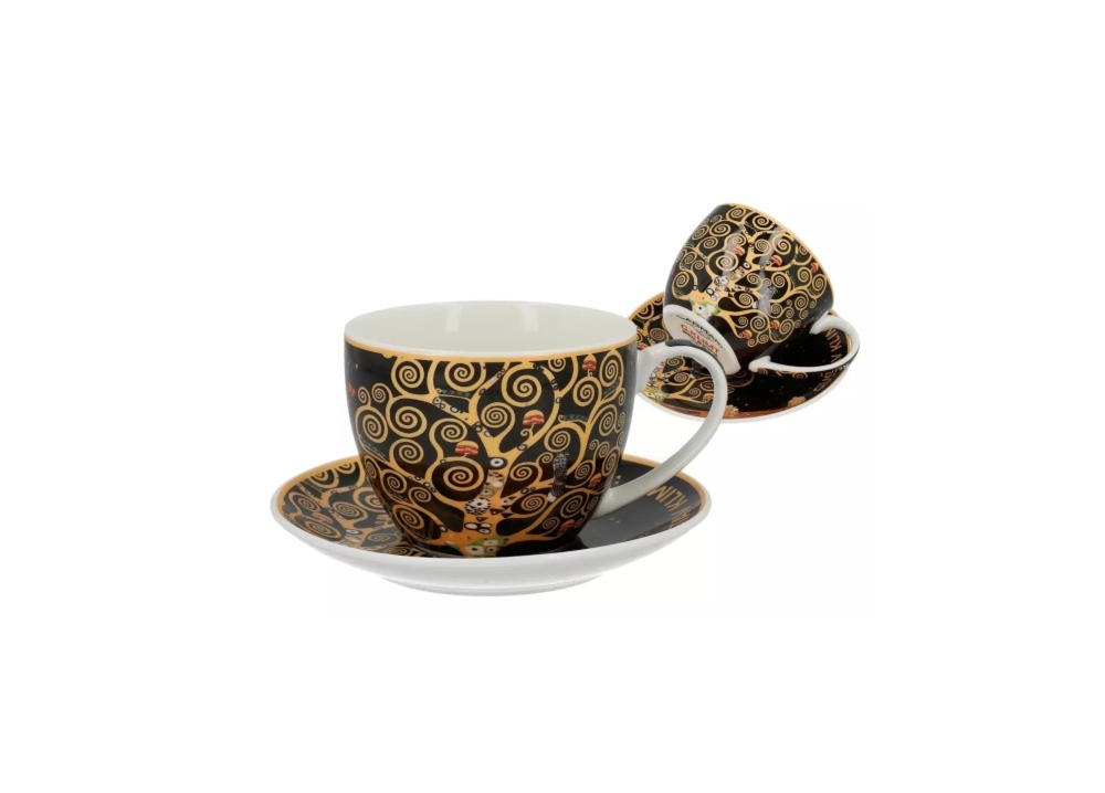 Filiżanka 240 ml ze spodkiem - G. Klimt / Drzewo życia (532-8213)