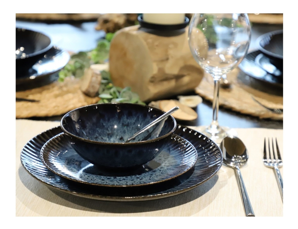 Talerz deserowy 20,5 cm - STONEWARE S006T COSMOS (Daisy)