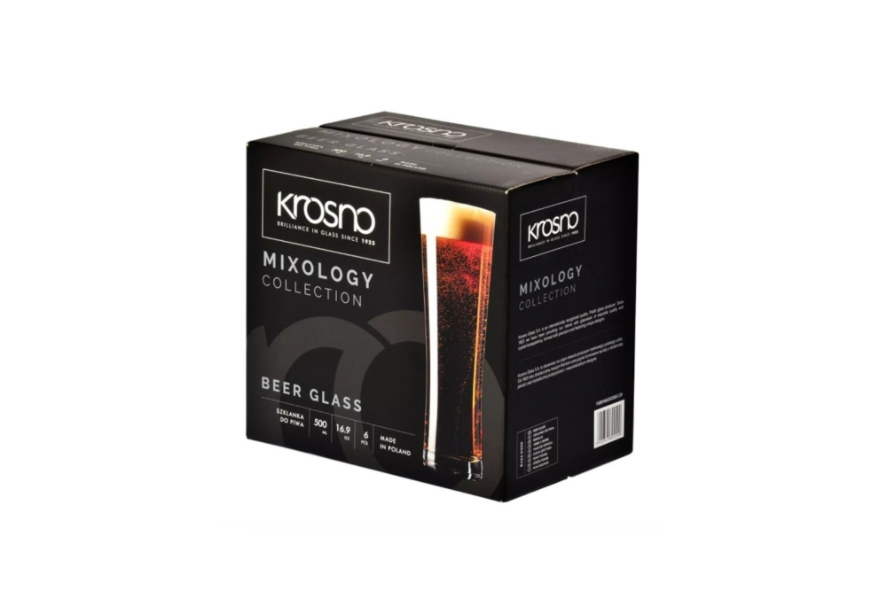 Szklanki do piwa 500 ml / 6 szt. - Mixology (8466)