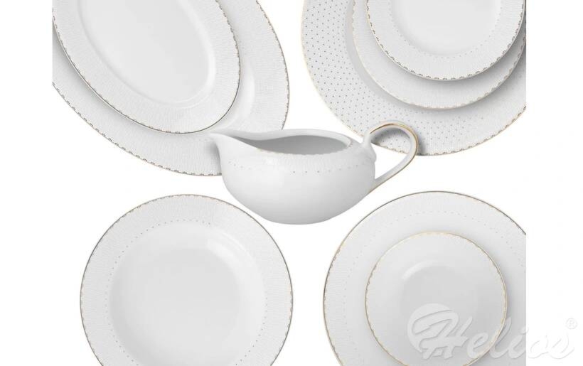 Serwis obiadowy bez wazy dla 12 os. / 44 części - H137 YVONNE Bella