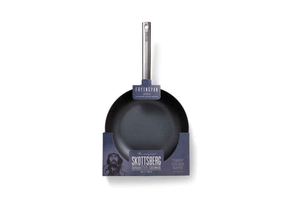 Skottsberg Patelnia ze stali w�glowej 28 cm + Skottsberg Olej do patelni 250 ml