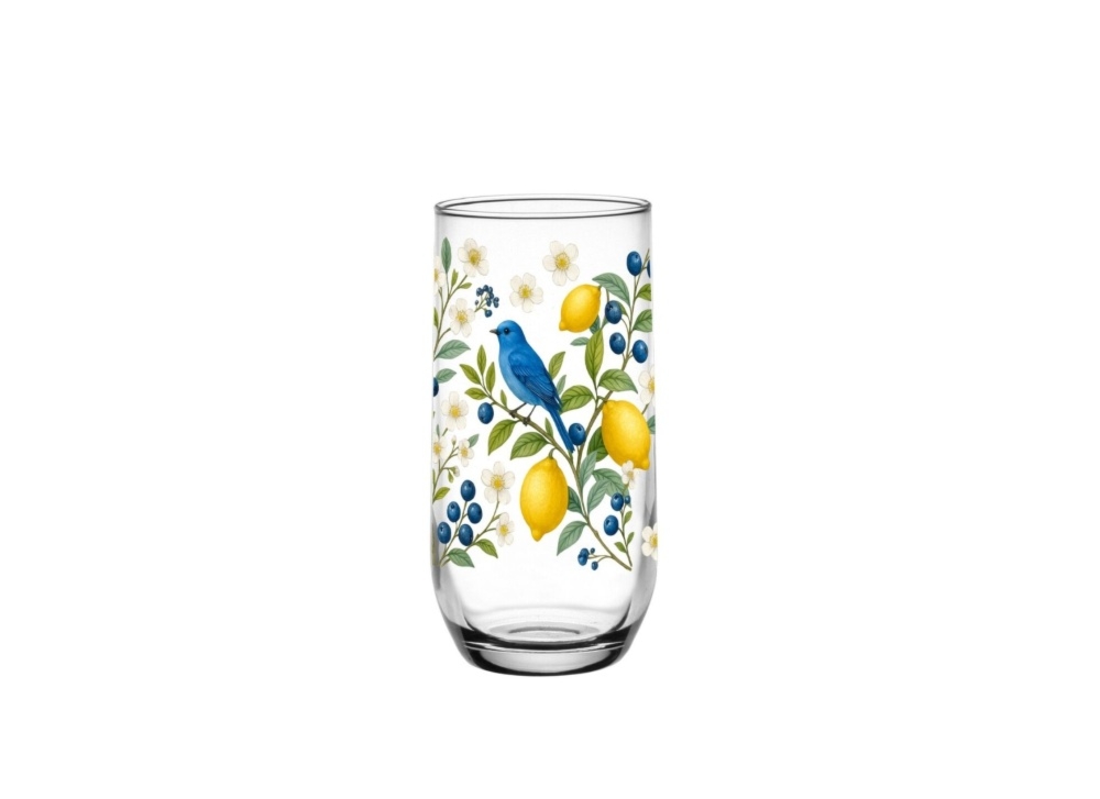 Szklanki wysokie 400 ml / 6 szt.- Cytrynowy sad (3772945744)