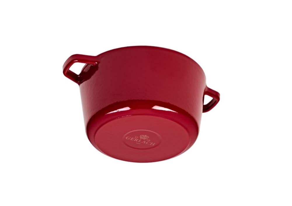 Garnek żeliwny 3,0 l - NATUR IRON / bordo