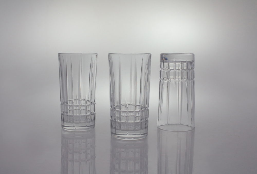 Szklanki kryształowe wysokie 350 ml - DOVER (797940)