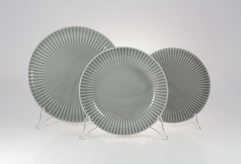 Zestaw talerzy dla 6 os�b - K10 DAISY Szara
