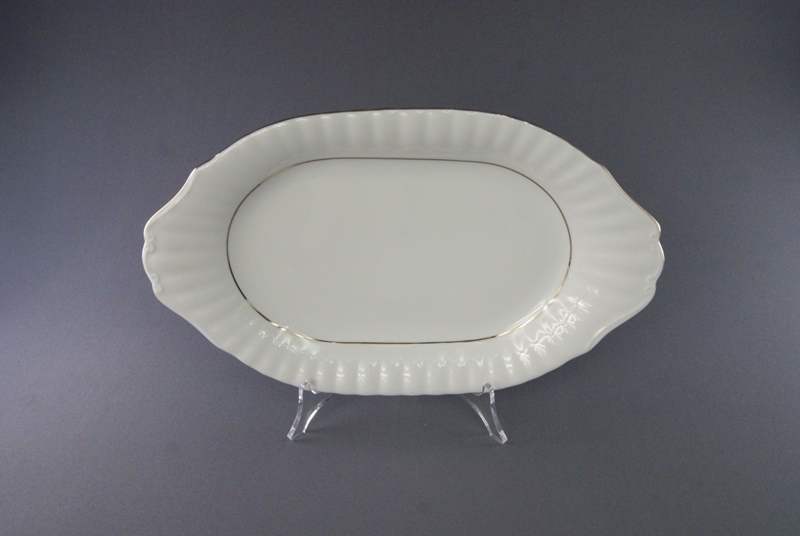 Półmisek owalny 39 cm - B014 IWONA Złota linia
