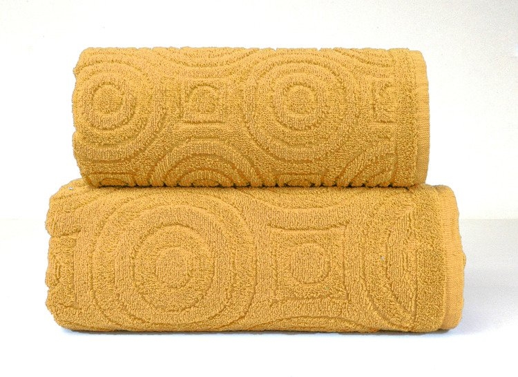 EMMA 2 Curry ręcznik bawełniany GRENO 70 x 140
