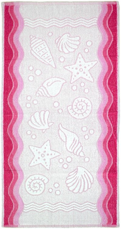 Ręcznik FLORA OCEAN Greno różowy 70 x 140