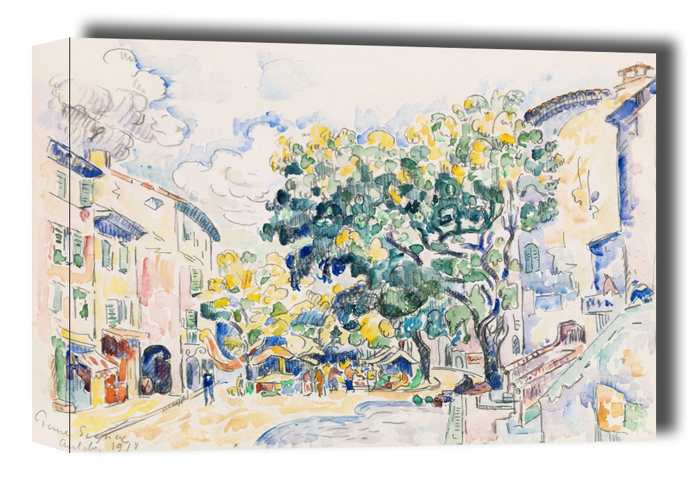 Image of Antibes, Paul Signac - obraz na płótnie Wymiar do wyboru: 30x20 cm