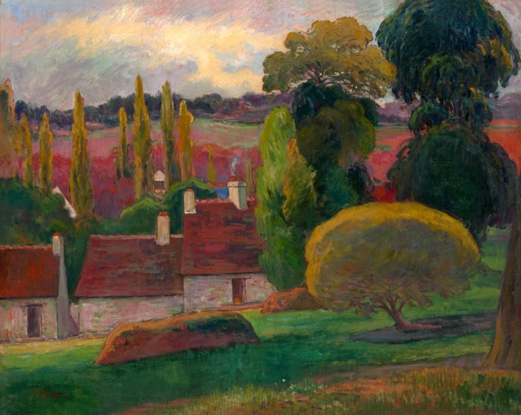 Image of A Farm in Brittany, Paul Gauguin - plakat Wymiar do wyboru: 70x50 cm