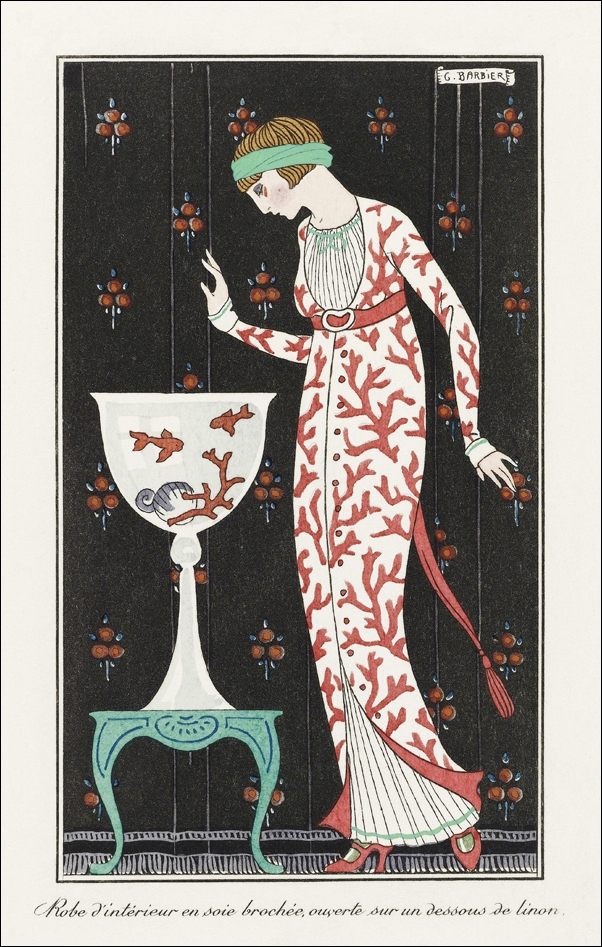 Image of Costumes Parisiens, George Barbier - plakat Wymiar do wyboru: 29,7x42 cm