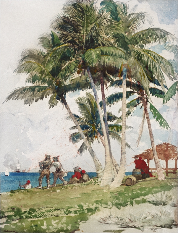 Image of The Buccaneers, Winslow Homer - plakat Wymiar do wyboru: 30x40 cm