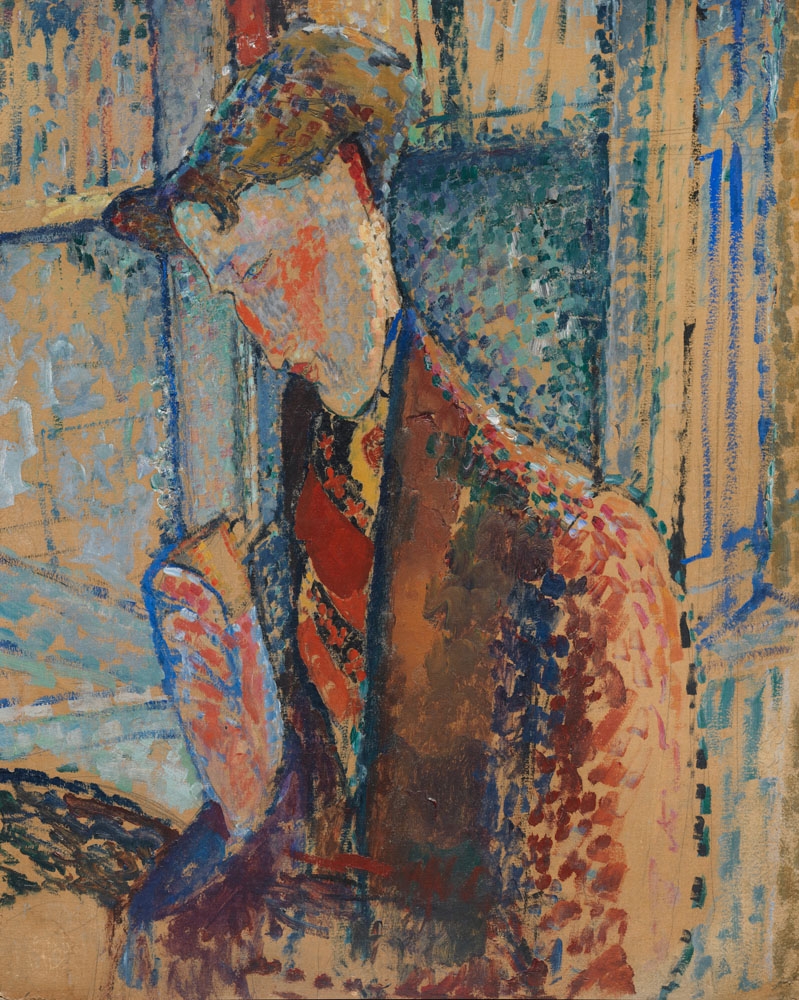 Image of Amedeo Modigliani Study for the portrait of Frank Burty Haviland (1914) - plakat Wymiar do wyboru: 42x59,4 cm