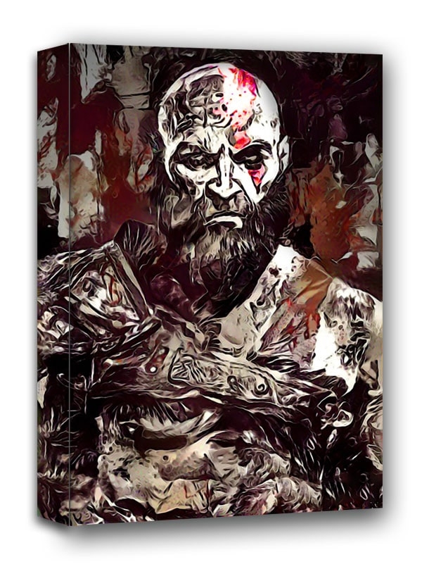 Image of Legends of Bedlam, Kratos, God of War - obraz na płótnie Wymiar do wyboru: 30x40 cm