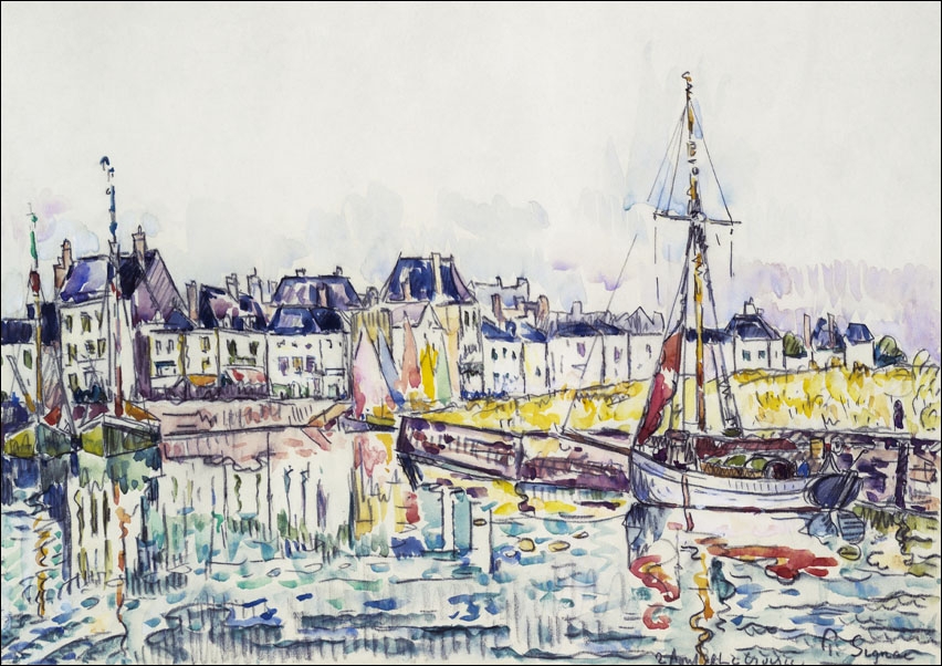 Image of Le Croisic, Paul Signac - plakat Wymiar do wyboru: 100x70 cm